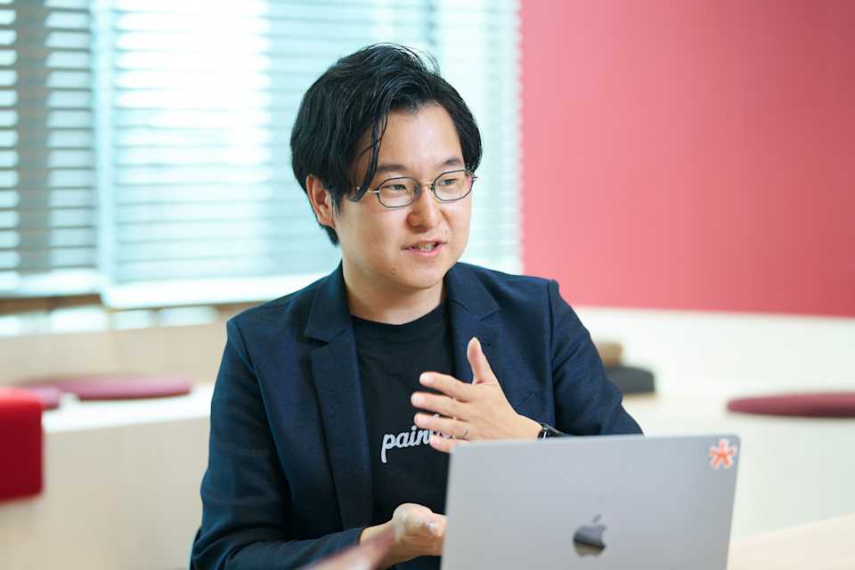 paintoryの梅垣祐介さん(株式会社ギフティ PMI推進室)