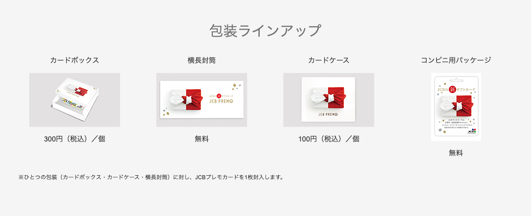 包装ラインナップ