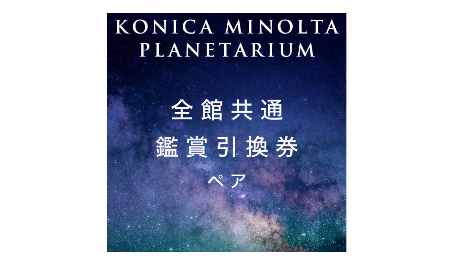 12.全館共通 鑑賞引換券(ペア)
