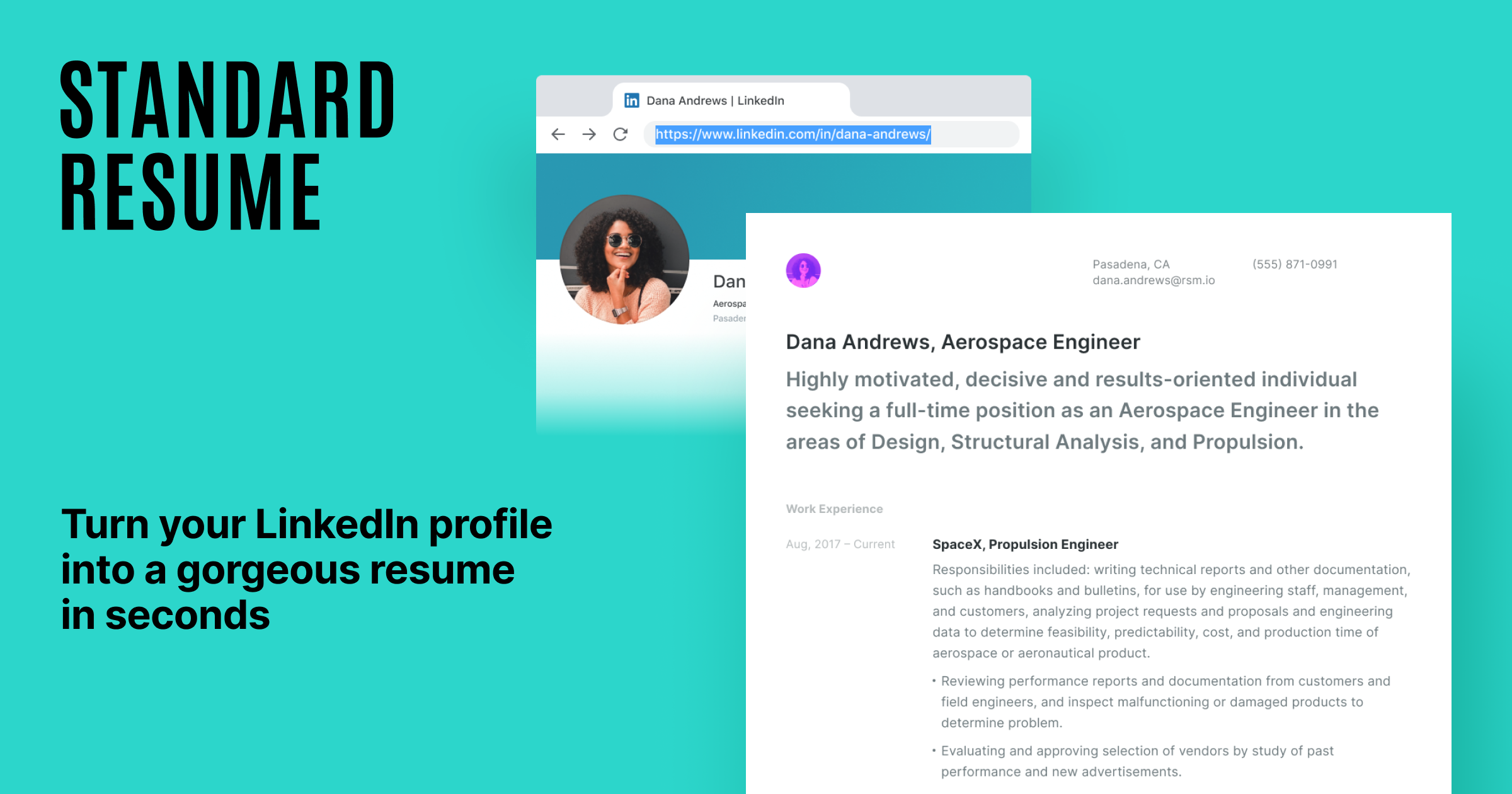 Calculator design idea #203: Turn Your LinkedIn Profile into a Modern Resume (Web & PDF)