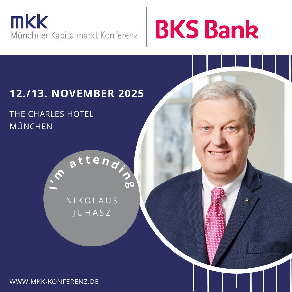 Nikolaus Juhasz - BKS Bank stellt sich deutschen Anlegerprofis vor