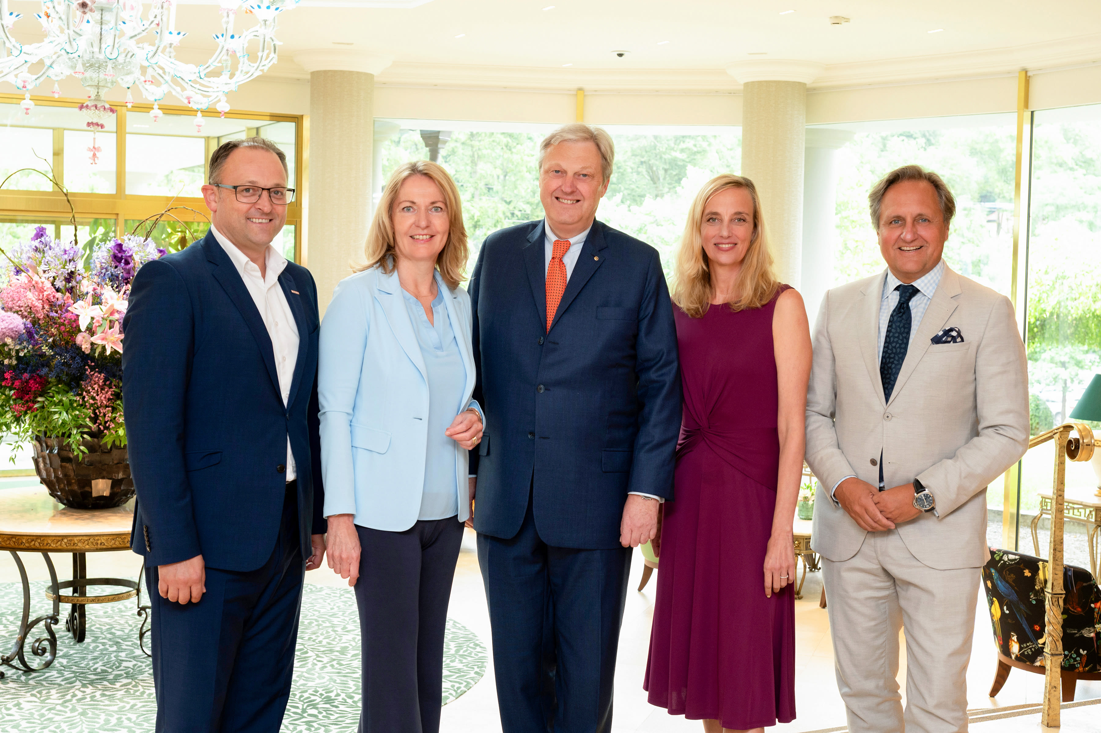 respACT Businesslunch 2025 - Vorstand der BKS Bank mit Gästen im Schloss Seefels