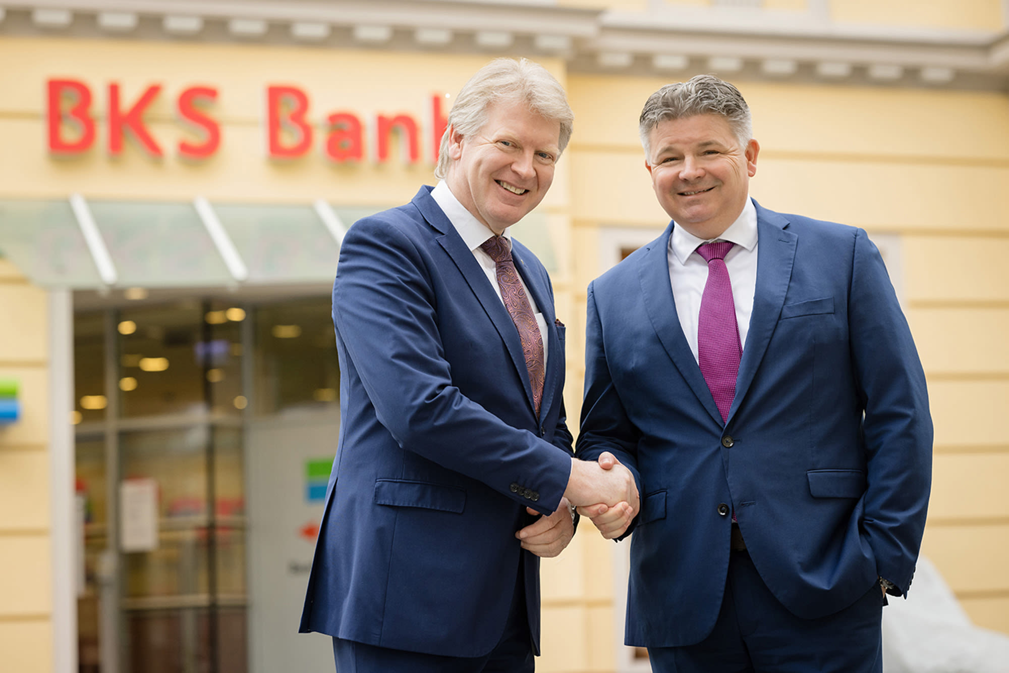 Manfred Geiger und Christian Gartler, der neue Leiter des Privatkundengeschäfts in der Steiermark Manfred Geiger und Christian Gartler, der neue Leiter des Privatkundengeschäfts in der Steiermark