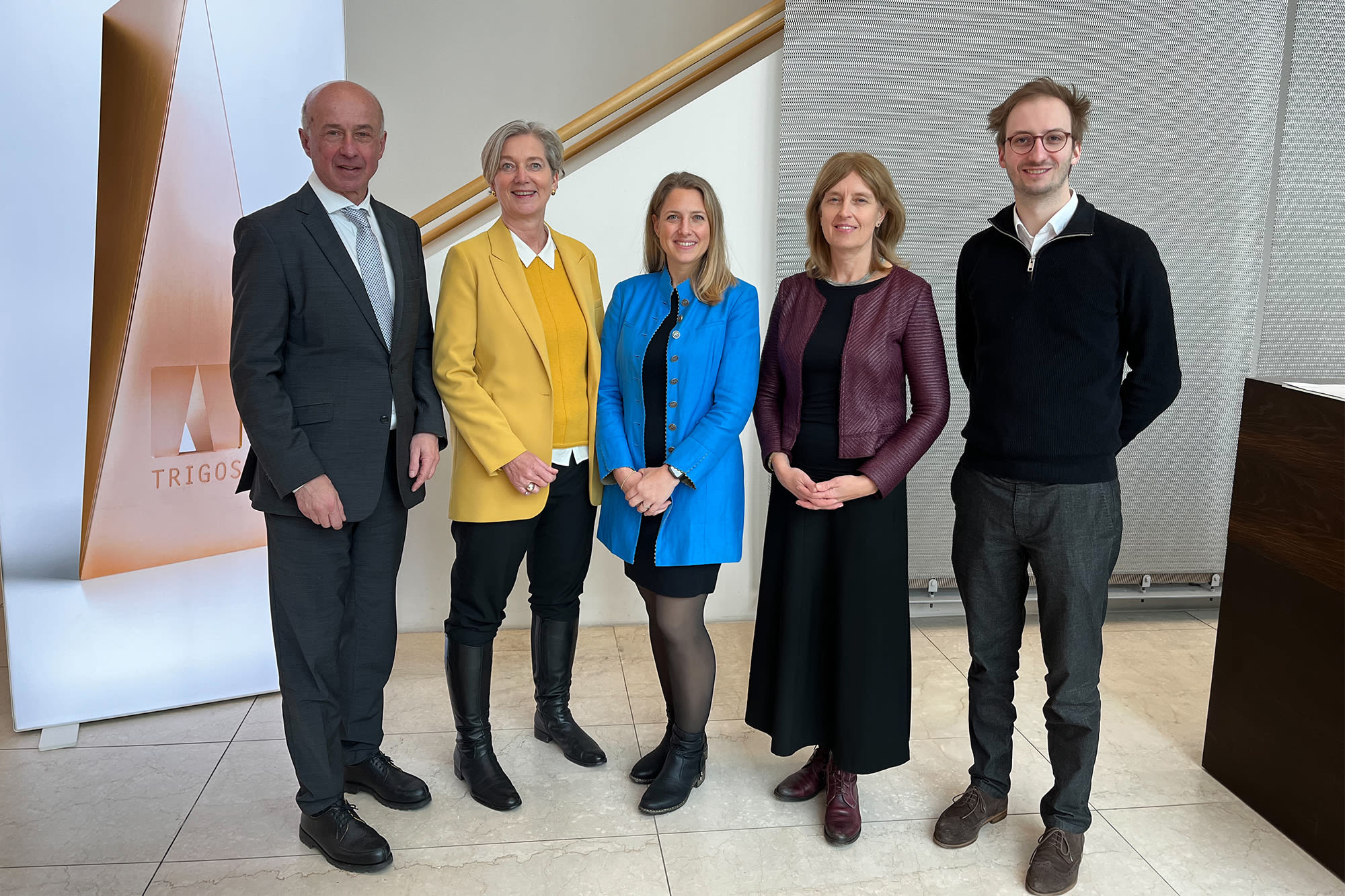 Fünf Vertreter vom TRIGOS beim Info-Frühstück 2026