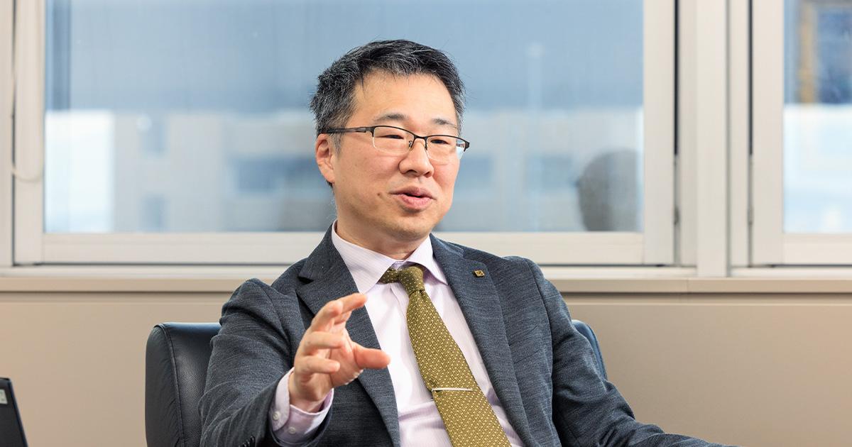 写真：北垣 良介氏 / 広報室 コミュニケーションデザイン部 責任者（京セラ株式会社）