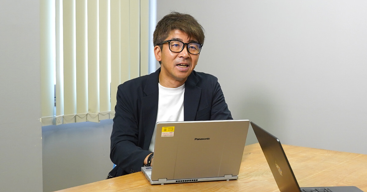 写真：ねぎお社長が話している様子
