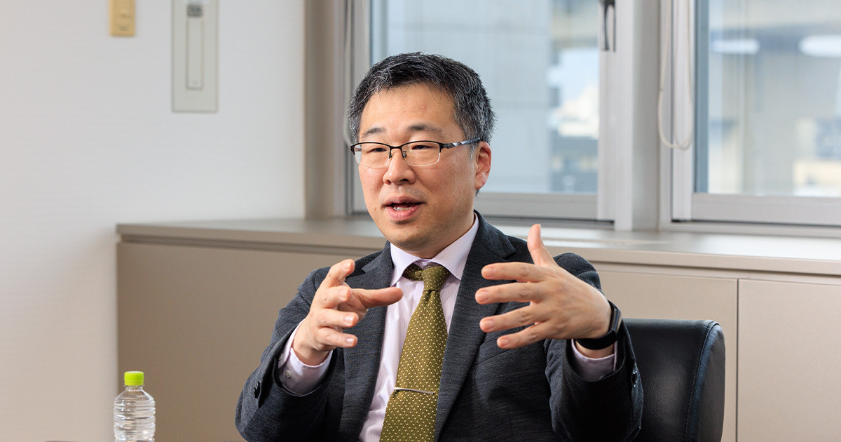 写真：北垣 良介氏 / 広報室 コミュニケーションデザイン部 責任者（京セラ株式会社）
