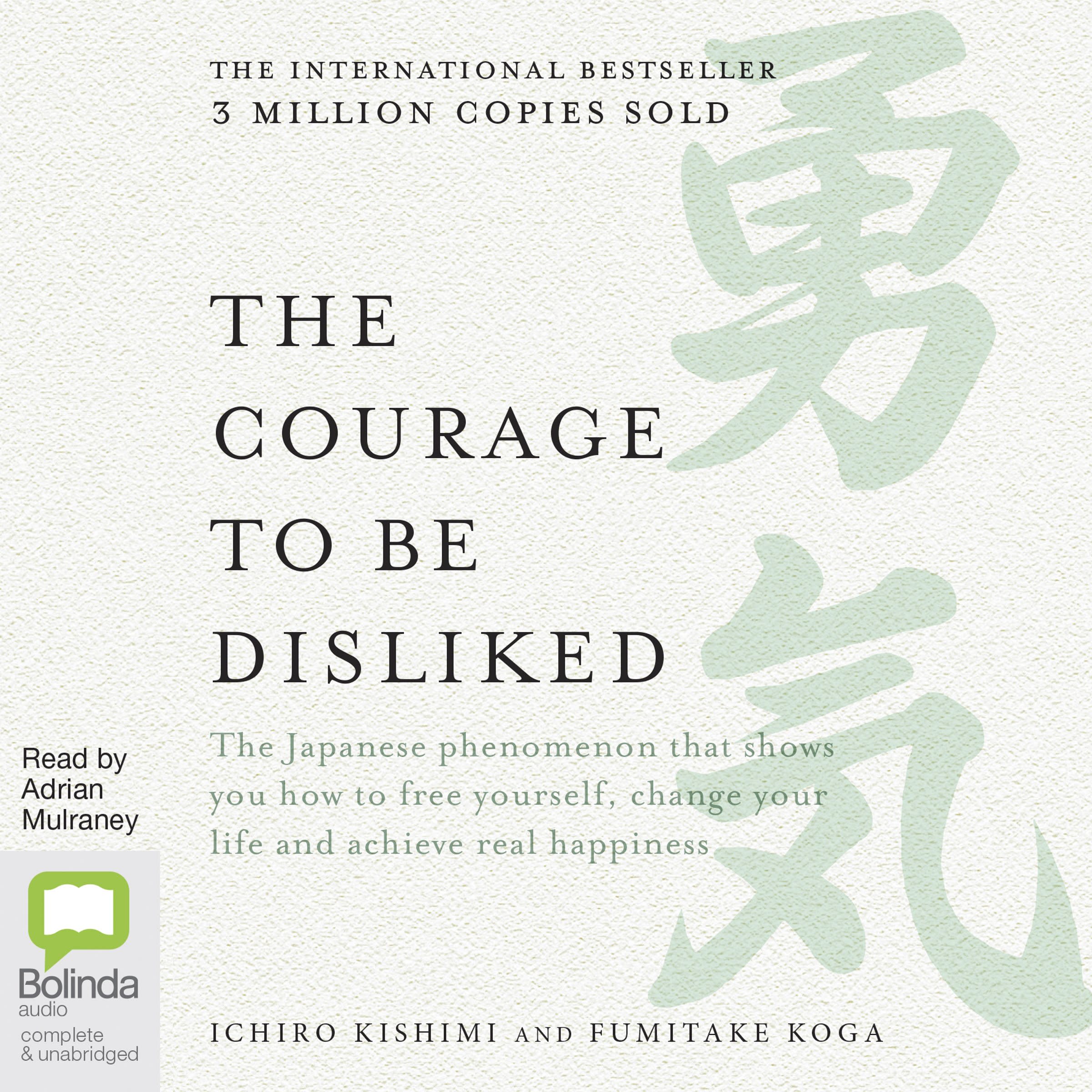 The Courage to Be Disliked  cover
