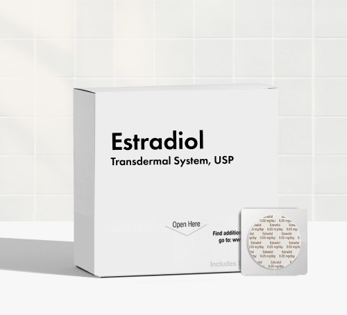 Estradiol Patch tile background