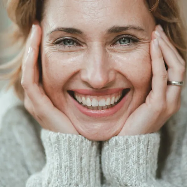Lady smiling