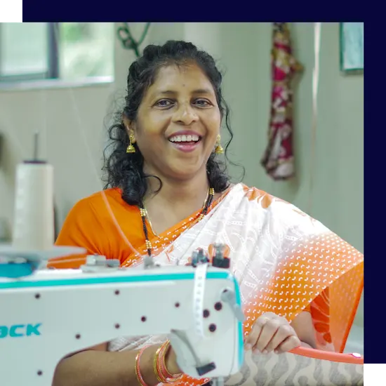 Tiny Miracles Woman Sewing