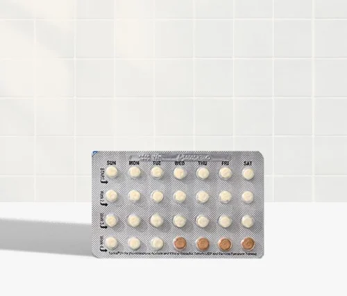 Low-dose birth control tile background