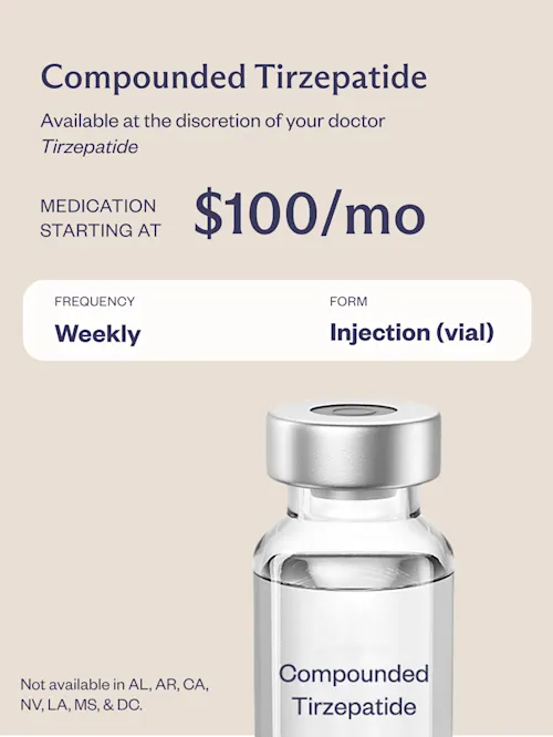 Compounded Tirzepatide Comparison Card