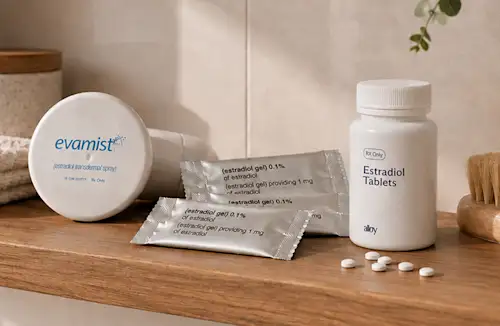 Image of Pill, Gell and Evamist