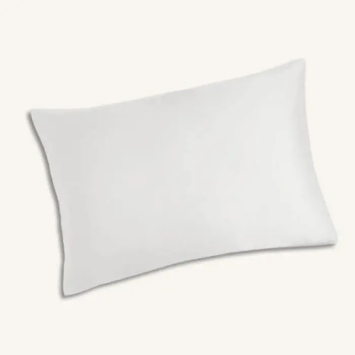 100% Mulberry Silk Pillowcase on cream background