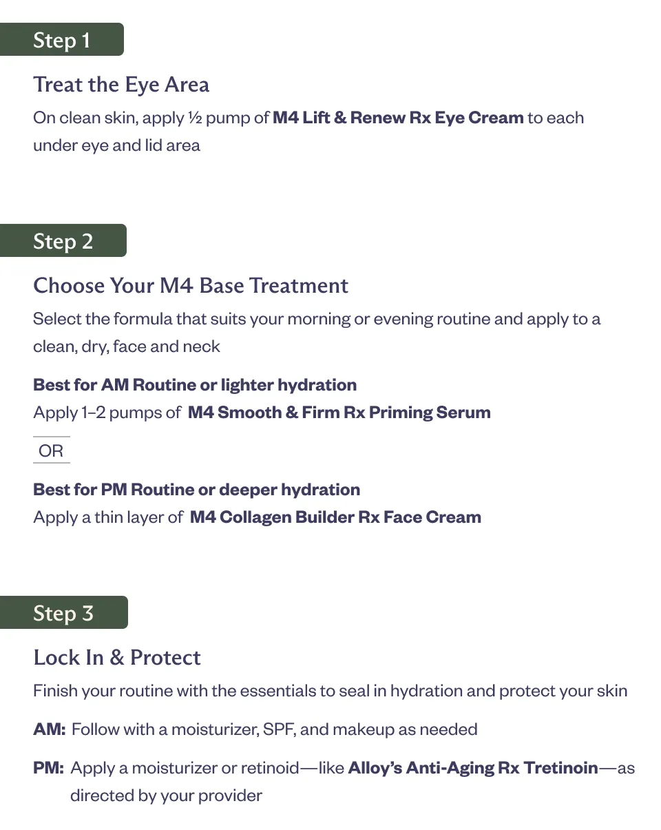 personalize routine steps