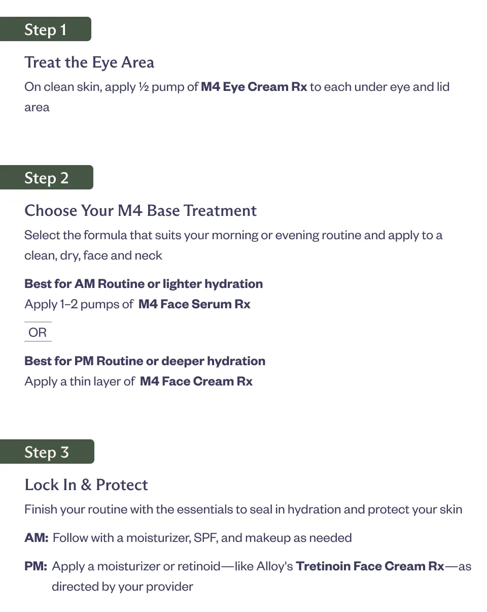personalize routine steps