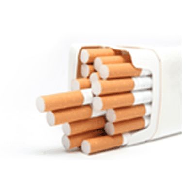 Open Pack of Cigarettes