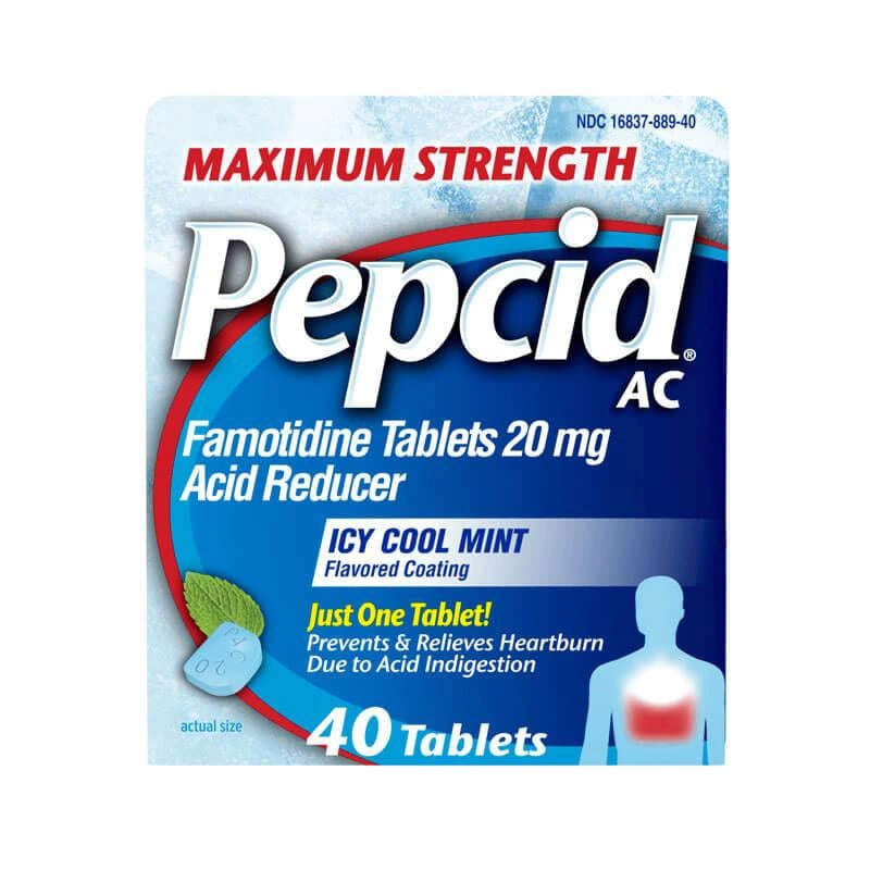 PEPCID AC® Maximum Strength Heartburn Relief, Icy Cool Mint