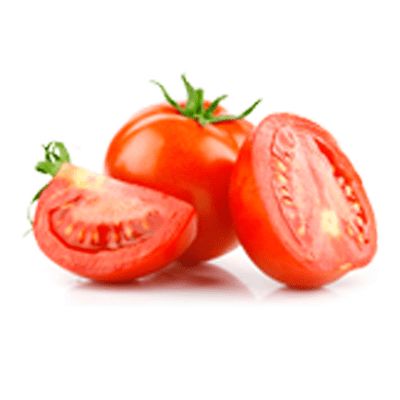 Whole Tomato and Sliced Tomato