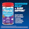 PEPCID® Gummies showcasing heartburn relief and sleep support benefits, an ideal dietary supplement