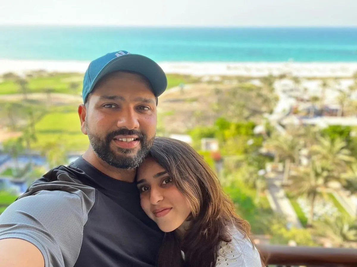 Rohit Sharma and wife rohitsharma45