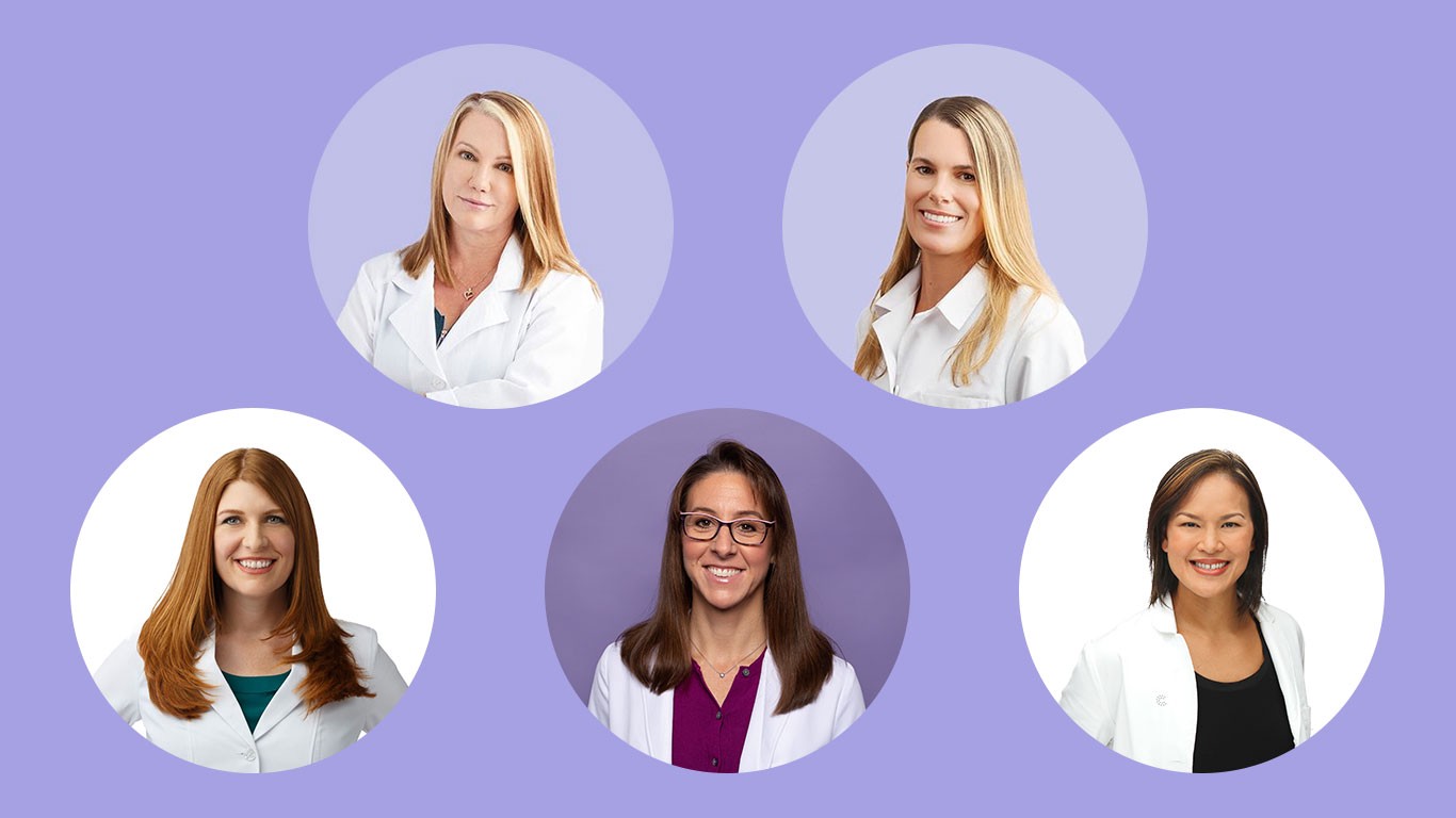 Image of medical providers in circles