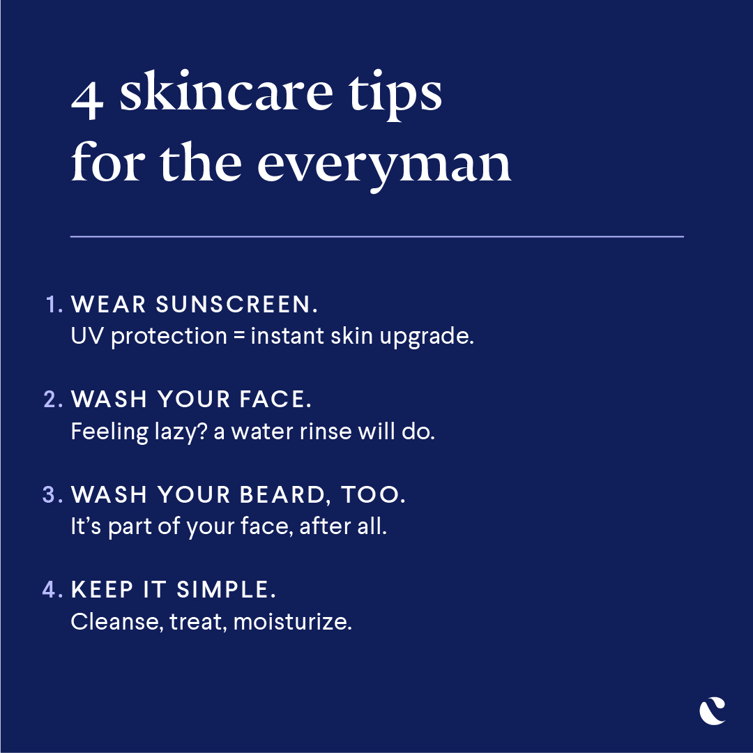 Infographic Pro Tips For Men Starting A Skincare Routine 1