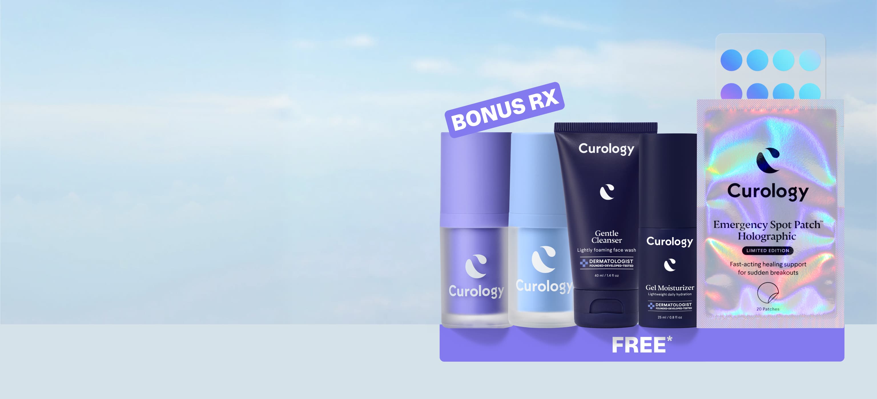 Curology personalized routine - free for 30 days - desktop