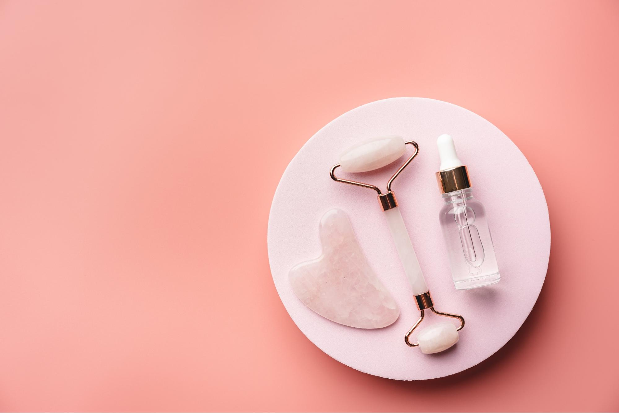 Gua Sha Tool and Jade Roller