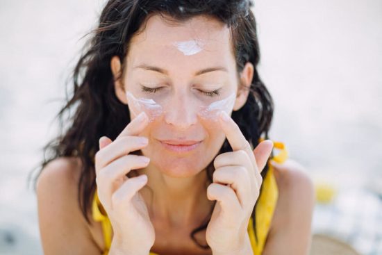Applying Hypoallergenic Sunscreen
