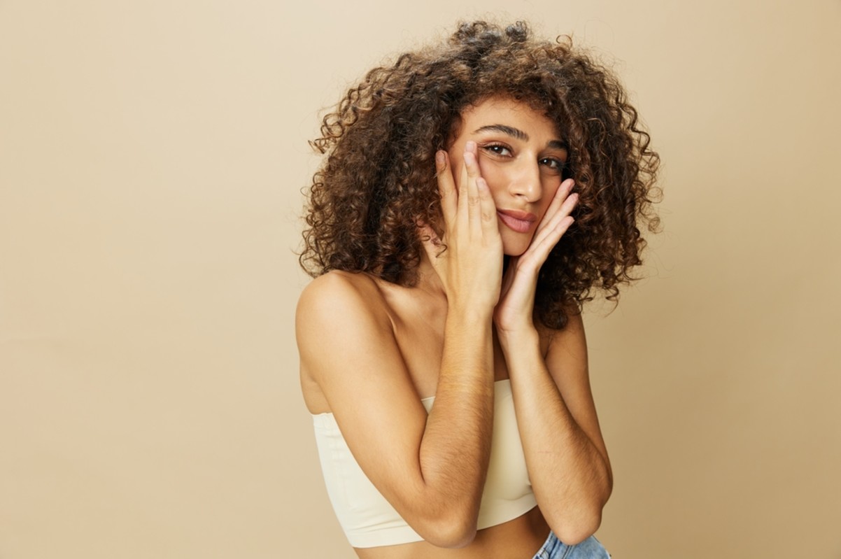 woman with healthy skin