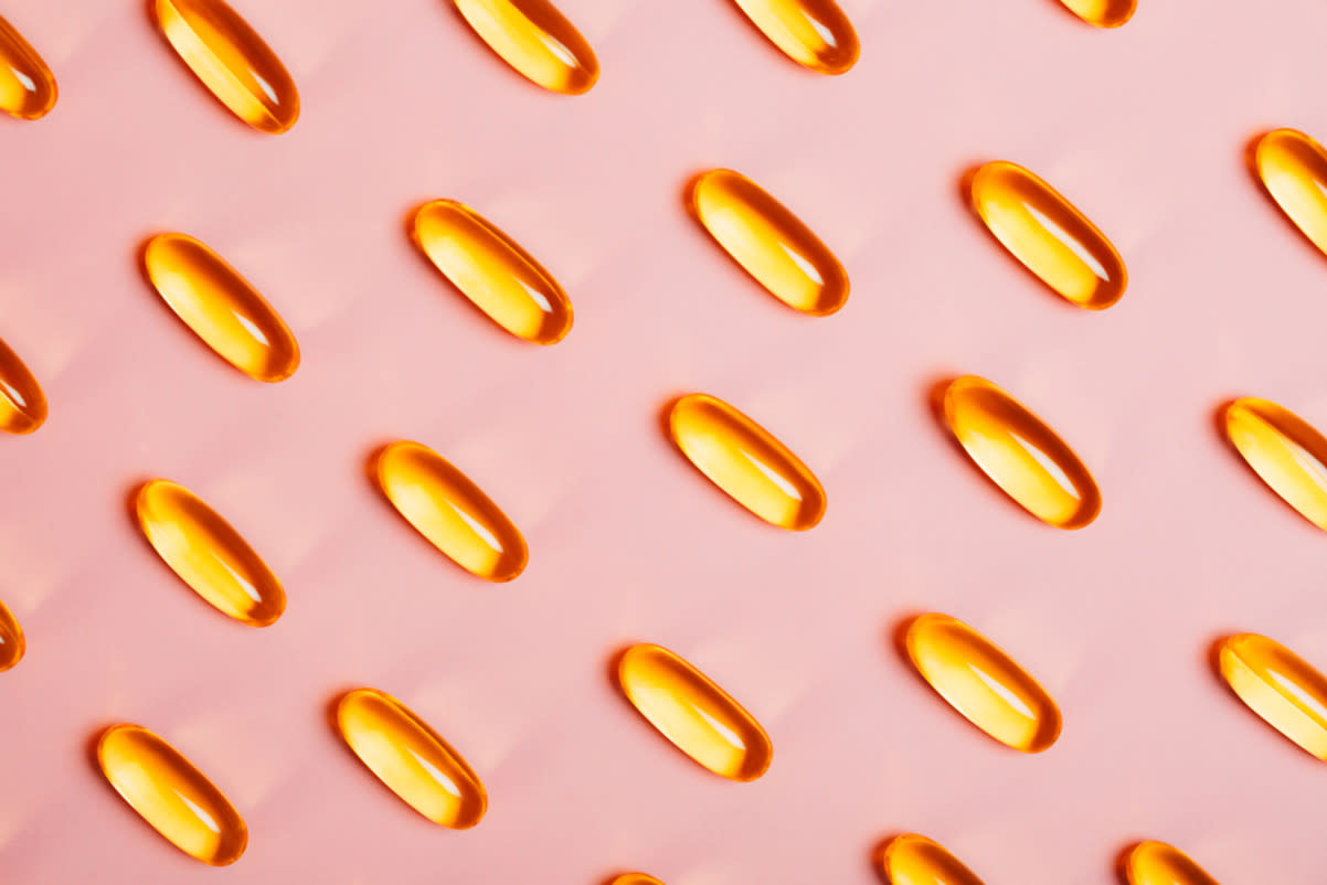 capsules oil beauty concepts