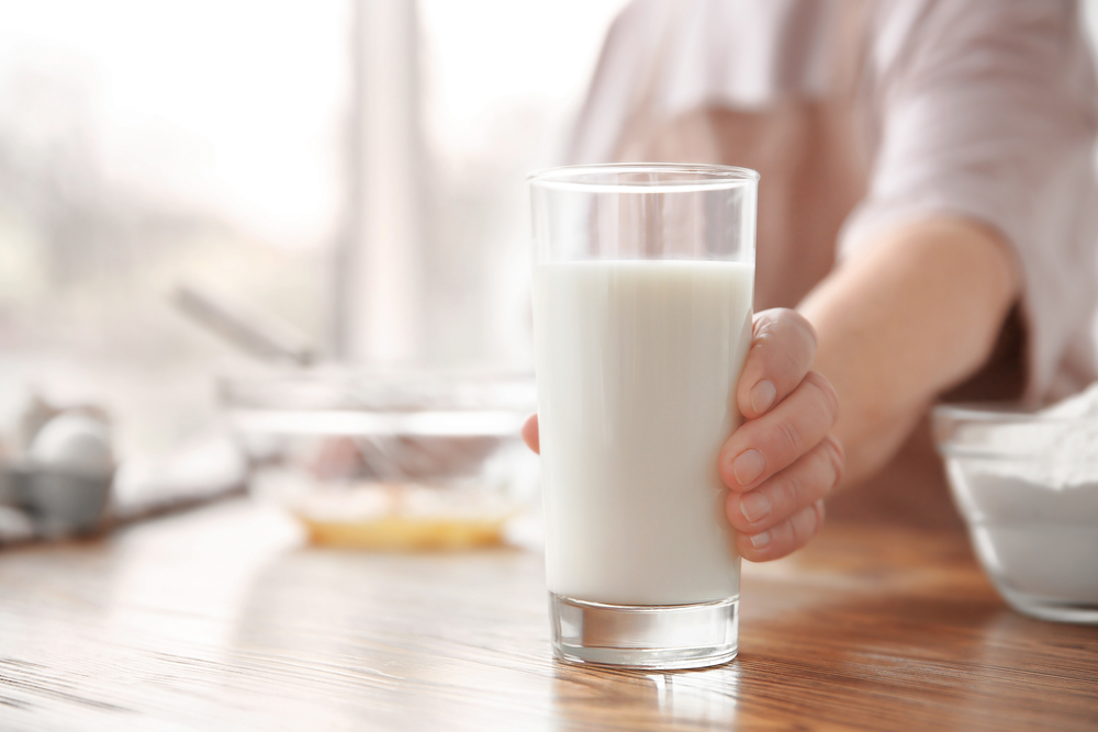 Image of glass of milk