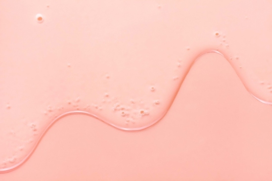 cream gel pink transparent