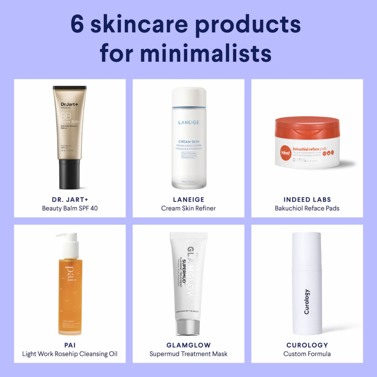 6 Multi-tasking Skincare & Beauty Products for Minimalists Infographic