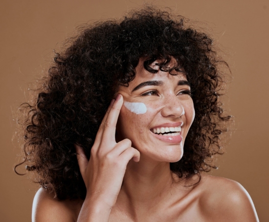 woman facial skin care wellness