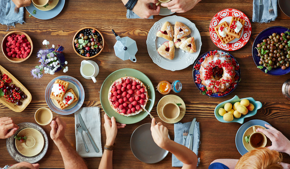 High carb holiday celebration foods