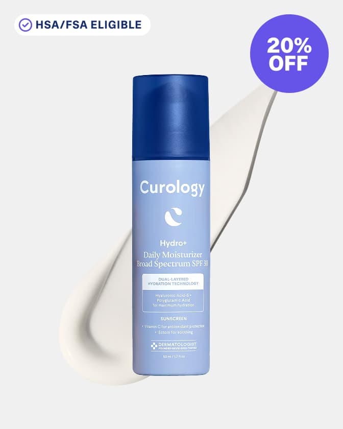 Hydro+ Daily Moisturizer with 20% off badge
