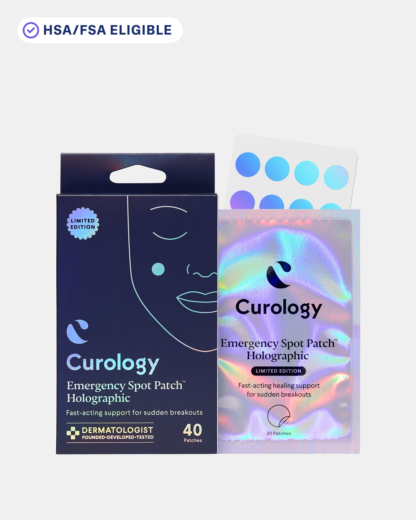 Emergency Spot Patch Holographic