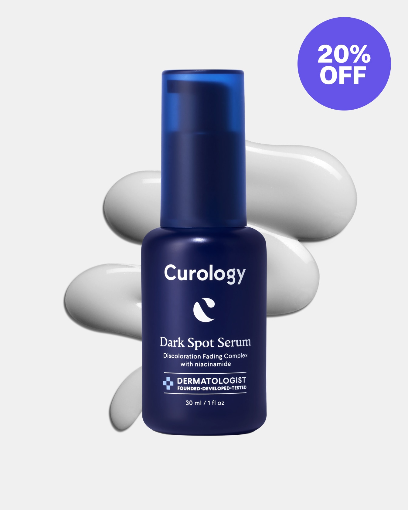 Dark Spot Serum with 20% off badge