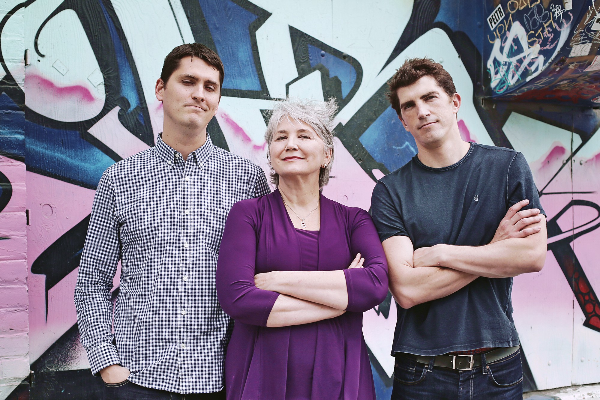 Nancy Satur, David Lortscher, and Glenn Lortscher