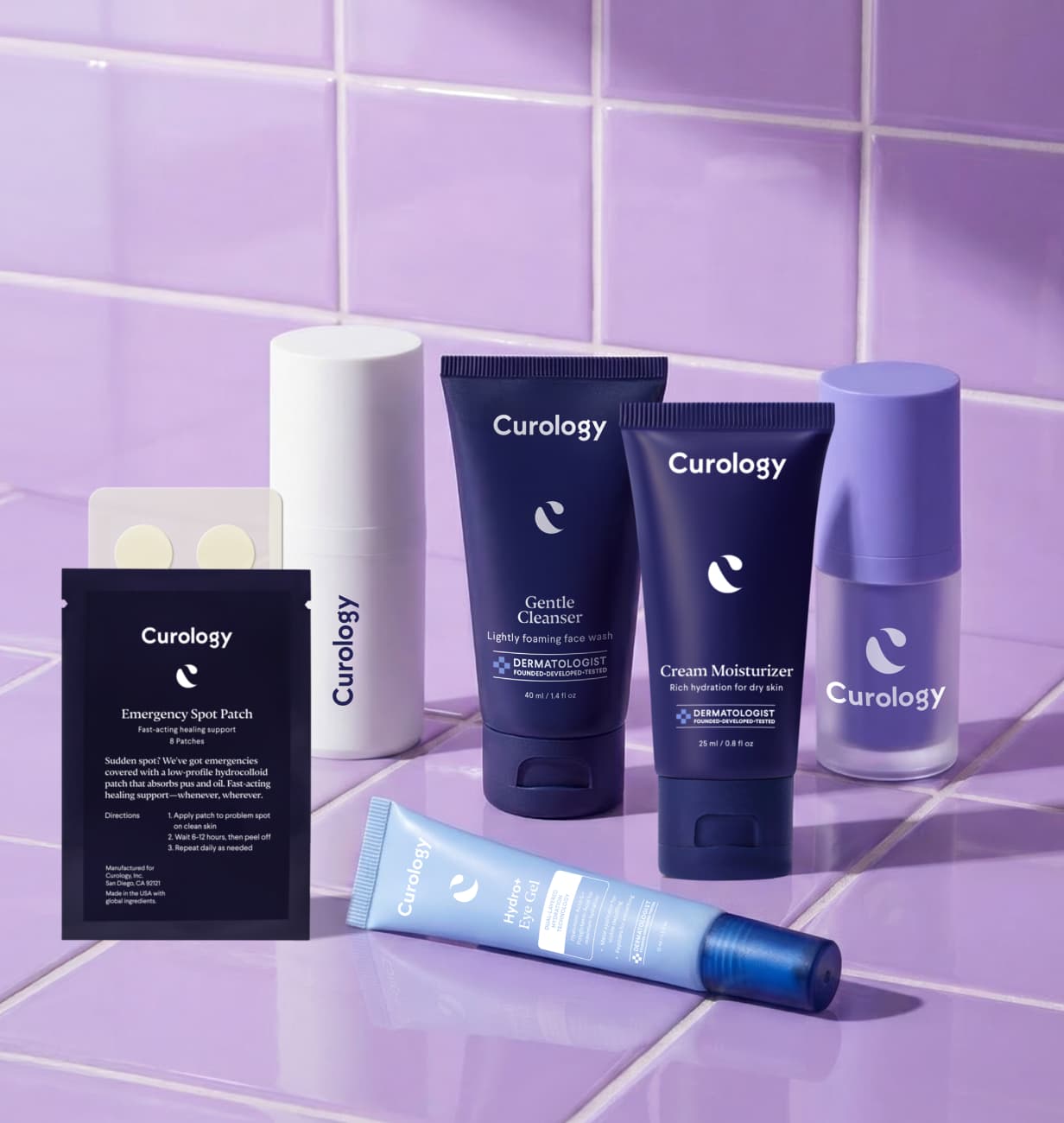 Acne routine with Hydro+ Eye Gel gift with purchase