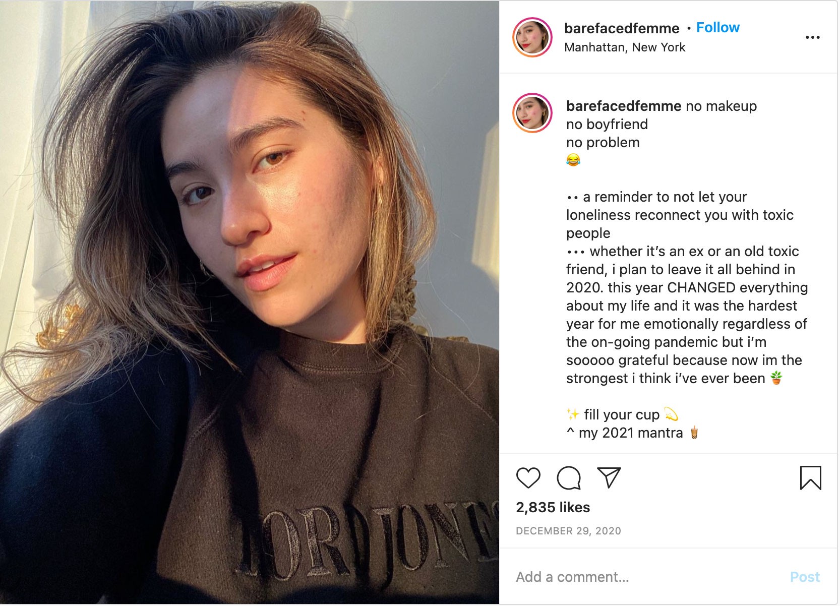 Instagram photo of woman 