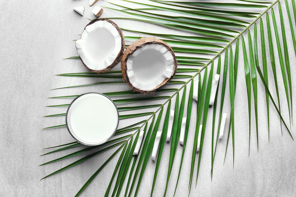 fresh coconut milk oil