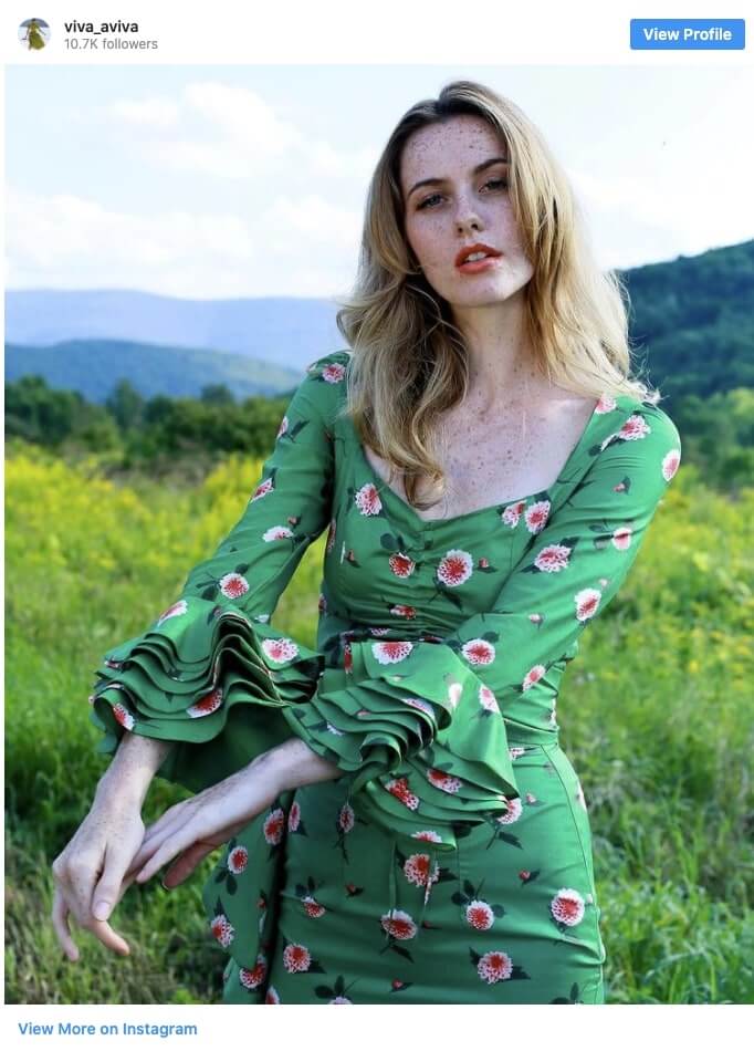 Viva Aviva instagram screenshot