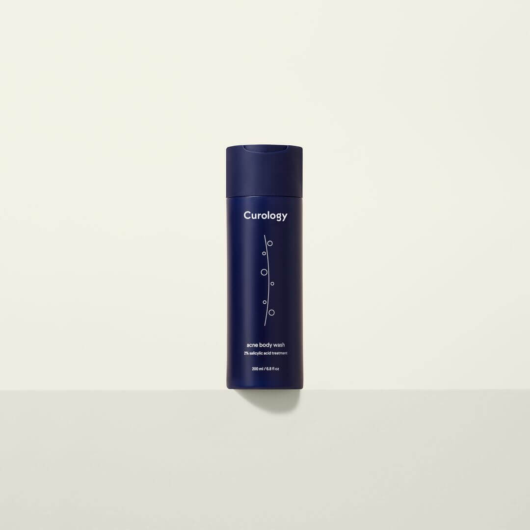 Acne body wash bottle