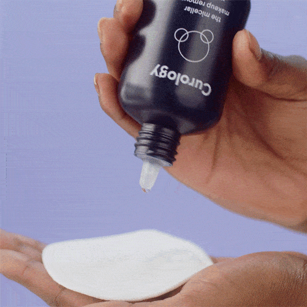 how to use Curology micellar water for makeup removal