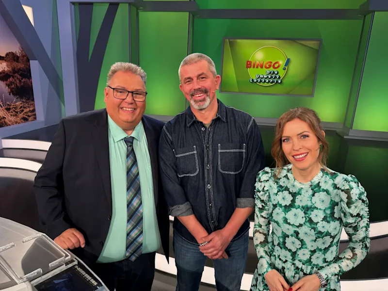 Andreas gewinnt live im BIN<em>GO!</em>-Studio