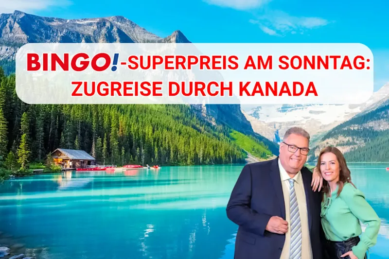 BIN<em>GO!</em>-Superpreis am 12.07.2026: Zugreise durch Kanada